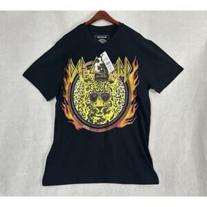 NEW Reason x Def Leppard Limited Edition Collaboration Shirt Size Large